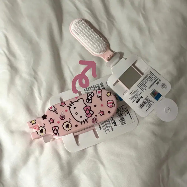 [BUNJANG] Sanrio Hello Kitty Comb and Mirror Set / (새상품) 헬로키티 빗 거울 세트