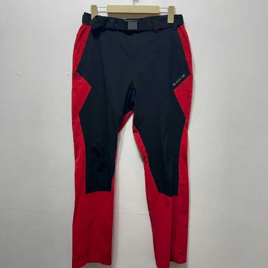 [BUNJANG] Black Yak Hiking Pants Black/Red Size 32 / 블랙야크 등산바지 블랙/레드 32