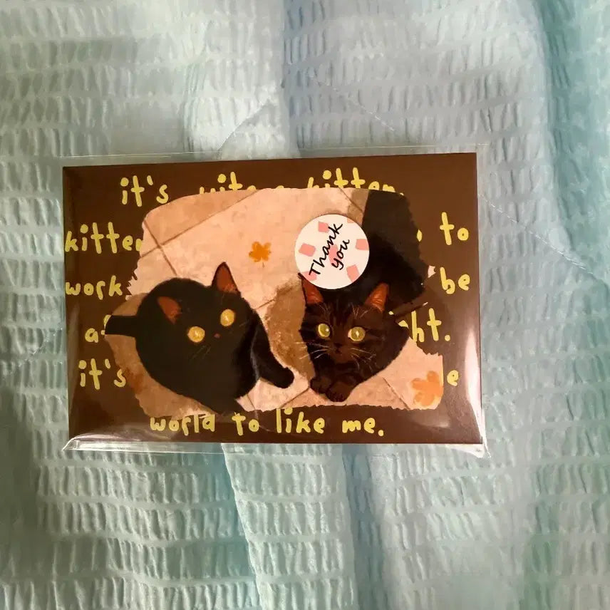 [BUNJANG] Cat Decorative Sticker and Letter Paper Set / 고양이 데코스티커 편지지 판매