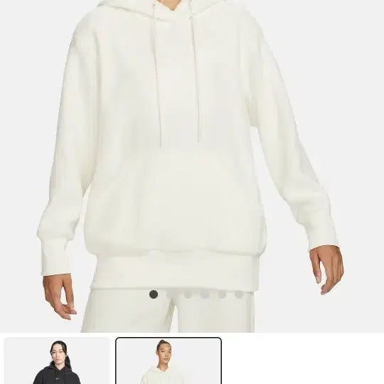 [BUNJANG] Nike Oversized Fleece Hoodie / 나이키 오버사이즈 후리스 후드 s m l xl