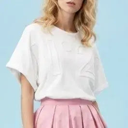 [BUNJANG] No21 White Logo Short Sleeve T-Shirt / No21화이트 로고 반팔 티셔츠