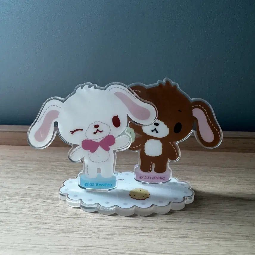 [BUNJANG] Sugarbunnies Shiro Usa & Kuro Usa Acrylic Stand Biscuit Pouch Majirushi Keychain Gacha Fuwa Fuwa Sanrio / 고전 슈가바니즈 아크릴 스탠드 인형 시로우사 쿠로우사 파우치 메지루시 키링 가챠 후와후와 산리오 비스킷