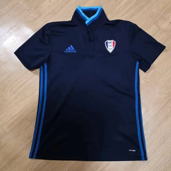 [BUNJANG] Adidas Suwon Bluewings Pique Polo Shirt Navy (Size 100) / 아디다스 /  수원  블루윙즈  카라티