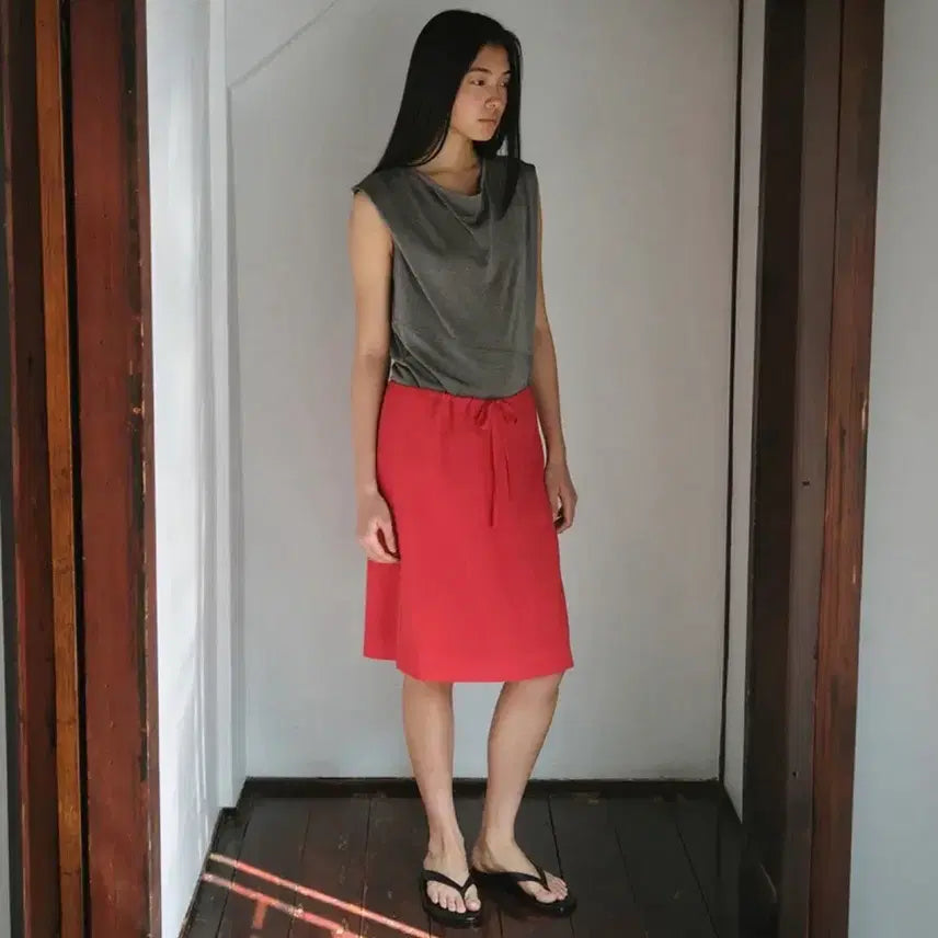 [BUNJANG] TENUEV Midi Skirt / 테누브 미디스커트