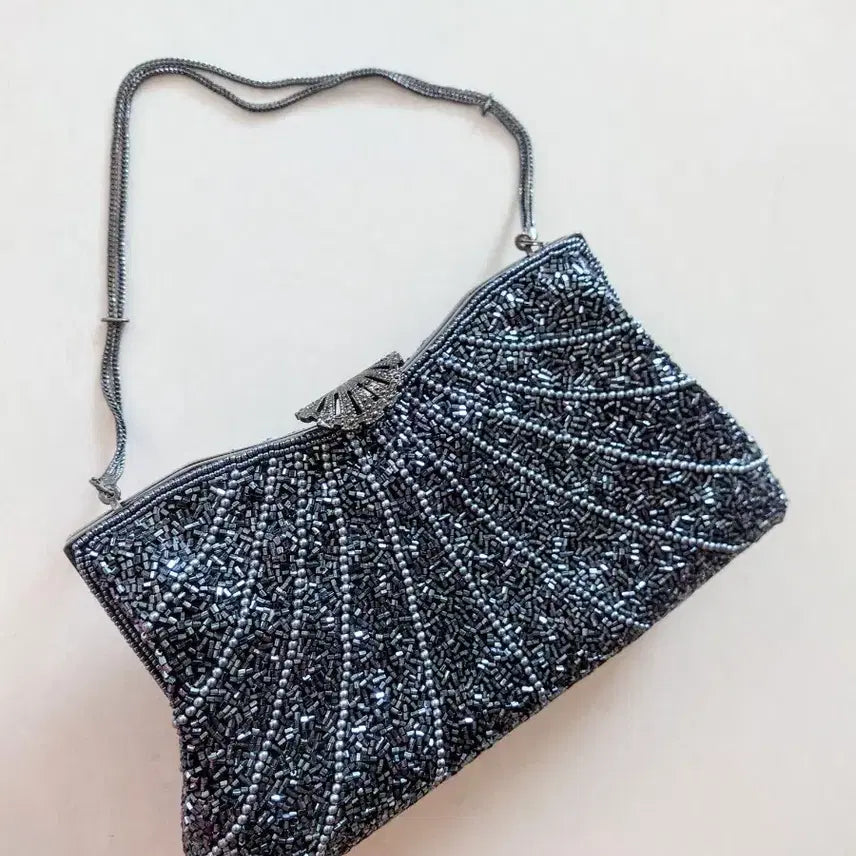 [BUNJANG] Beaded Clutch Bag / 비즈 클러치 가방