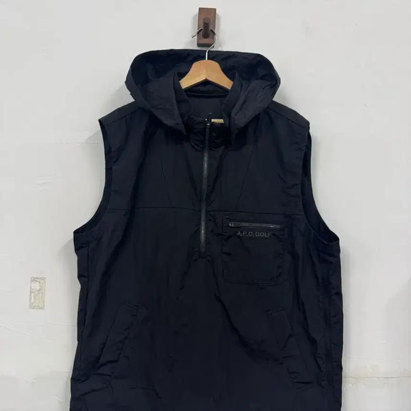 [BUNJANG] A.P.C. Golf Half-Zip Hooded Vest XL / (XL)아페쎄골프 후드 조끼 반집업