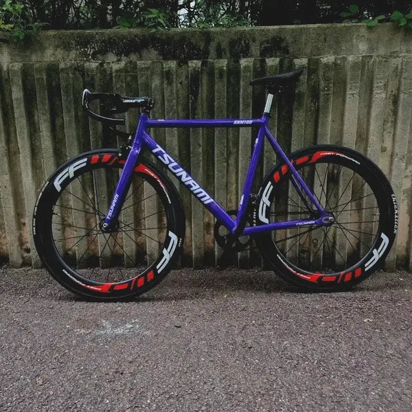 [BUNJANG] Tsunami Purple Track Bike - L Frame / 보라 쓰나미 무하자급 판/대