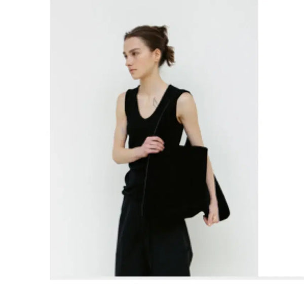 [BUNJANG] Le917 Basic Long Scoop Neck Top Ivory / 르917 새상품 IVORY색상 ) BASIC LONG SCOOP NECK TOP (IVORY)
