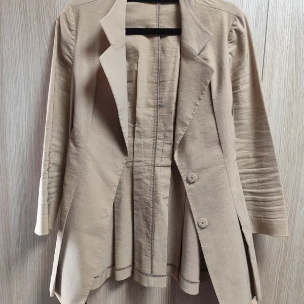 [BUNJANG] Time Women's Jacket Beige / 타임 여성 자켓 베이지
