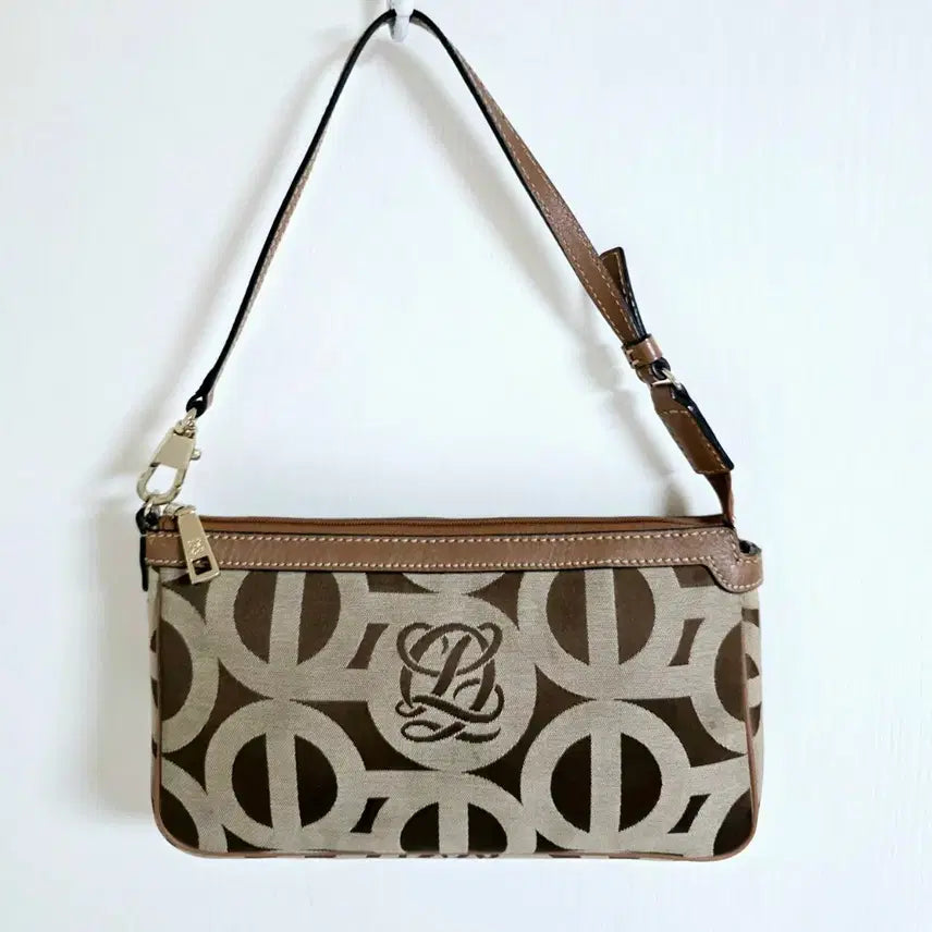 [BUNJANG] Louis Quatorze Jacquard + Cowhide Shoulder Bag / 루이까또즈 숄더백