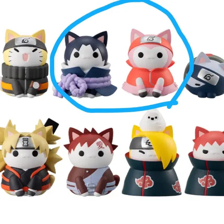 [BUNJANG] Naruto Shippuden Mega Cat 3rd Edition Sasuke Sakura Bundle / 나루토 메가캣 3탄 사스케 사쿠라 일괄 질풍전 결전