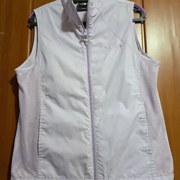 [BUNJANG] The North Face Women's Windbreaker Vest Lavender / 노스페이스 여성 바람막이 조끼 라벤더