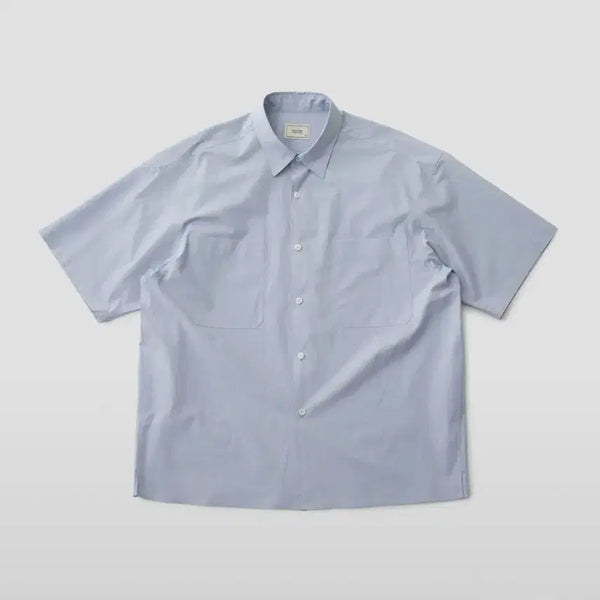 [BUNJANG] Another Office Short Sleeve Shirt (Hazy Sky) Size 0 / 어나더오피스 반팔 셔츠 (Hazy Sky) 0사이즈