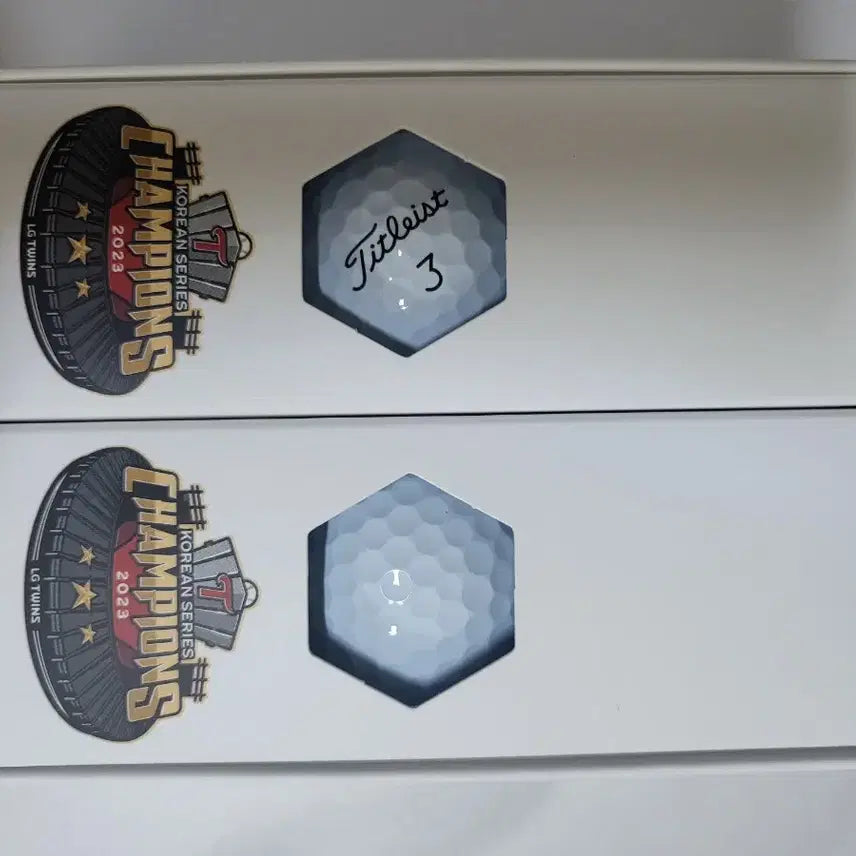 [BUNJANG] LG Twins 2023 Korean Series Titleist Golf Ball Set / 엘지트윈스  2023 한국시리즈타이틀리스트 골프공 세트