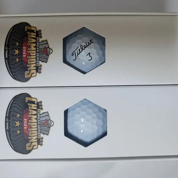 [BUNJANG] LG Twins 2023 Korean Series Titleist Golf Ball Set / 엘지트윈스  2023 한국시리즈타이틀리스트 골프공 세트