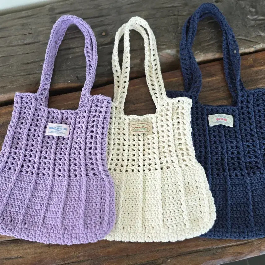 [BUNJANG] Handmade Summer Net Shoulder Bag / 여름 네트 숄더백