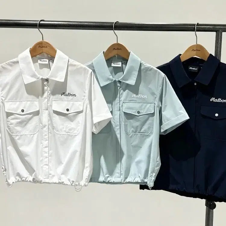 [BUNJANG] Malbon Women's Short Sleeve String Jacket / MALBON 말본 여성 반팔 스트링 자켓