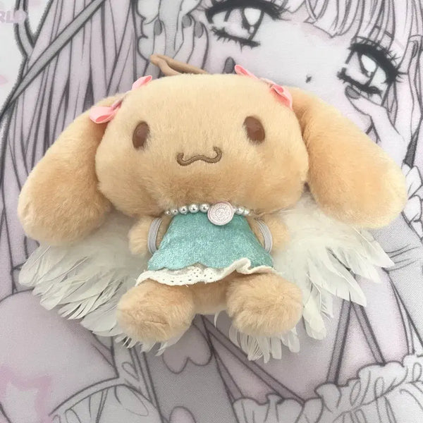 [BUNJANG] Moka Sweet Cafe Mascot Doll Keychain Cinnamoroll / 모카 스위트카페 마스코트 인형 키링 시나모롤