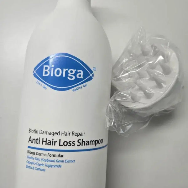 [BUNJANG] Bioga Biotin Hair Loss Relief Shampoo 1000ml + Scalp Brush / 바이오가 바이오틴 탈모완화샴푸 1000ml + 두피브러쉬