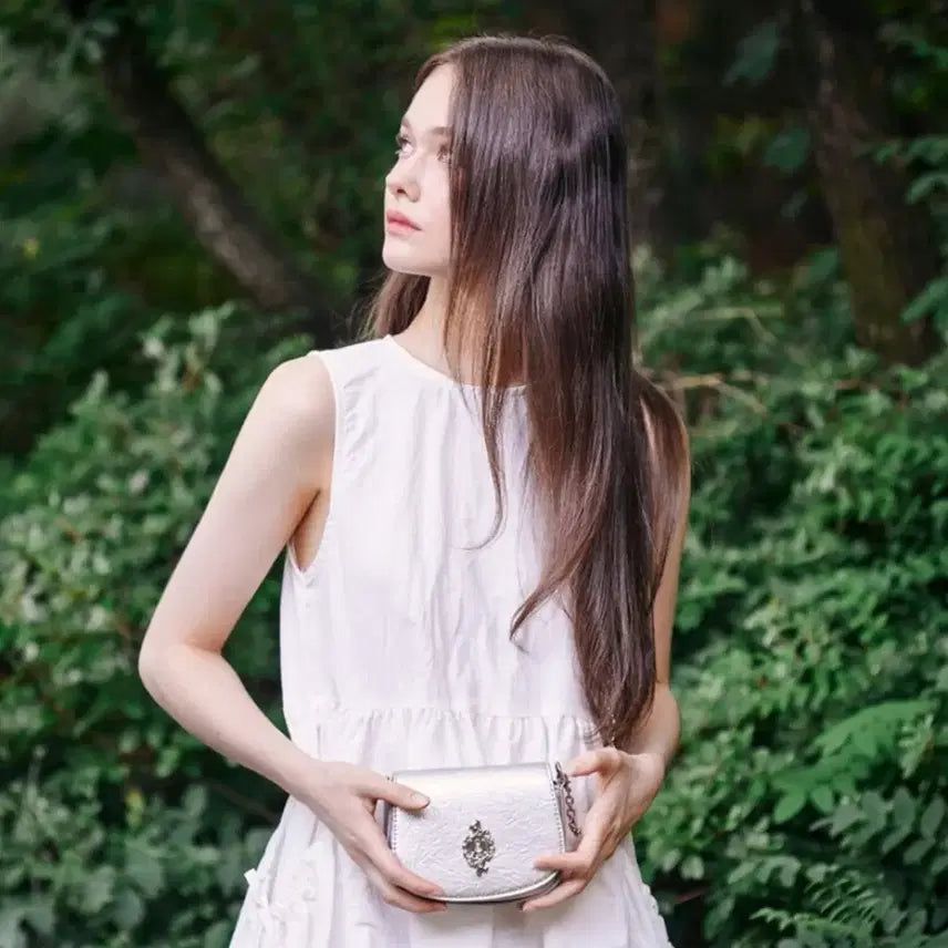 [BUNJANG] Clécelleste Atelier Mini Bag Silver / 클레셀레스트 아틀리에 미니백 실버