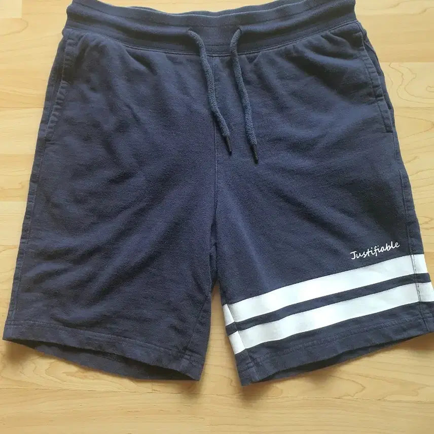 [BUNJANG] Justifiable Men's Navy Stripe Shorts / Justifiable 남성 반바지 네이비 스트라이프