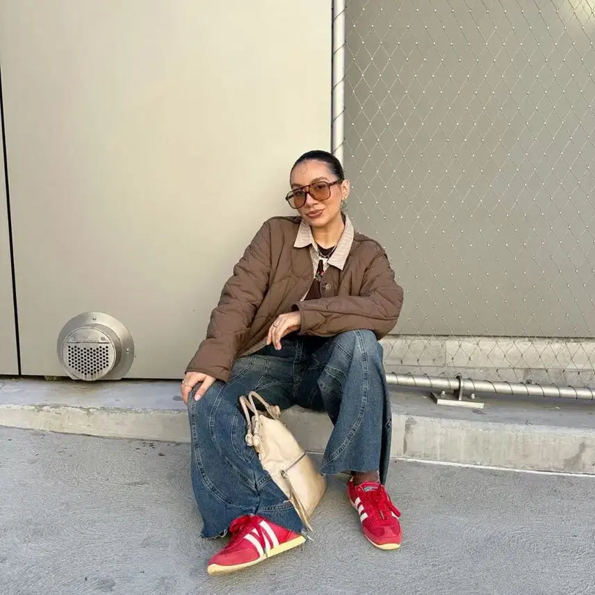 [BUNJANG] Adidas Japan Veritas Scarlet Sneakers (255) / 아디다스 재팬 베러스칼렛 255