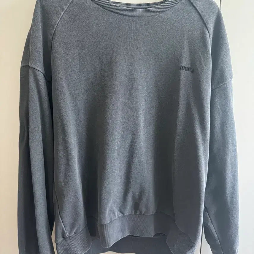 [BUNJANG] JUUN.J Grey Oversized Graphic Sweatshirt / 준지 JUUN.J 그레이 오버핏 맨투맨