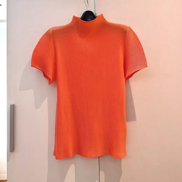 [BUNJANG] Pleats Please Mist Top Coral Orange / 플리츠플리즈 반목 미스트 탑 (3)