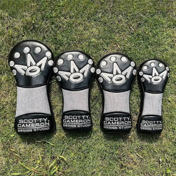 [BUNJANG] Scotty Cameron 7 Point Crown Heather Grey Headcover Set / 스코티카메론 7 포인트 크라운헤더 그레이 세트