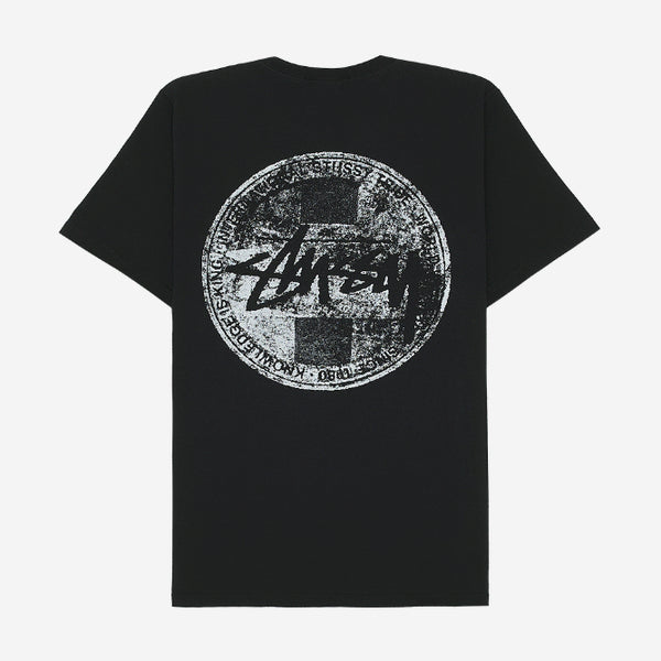 [BUNJANG] Stussy Dot Stamp Short Sleeve T-Shirt (White/Black) / 정품/새상품) 스투시 닷 스탬프 반팔 티셔츠 남녀공용 (화이트 / 블랙)