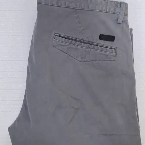 [BUNJANG] HUGO BOSS Premium Stretch Chino Pants - Stone Grey (Size 48/33) / (33 매장판) 휴고보스 프리미엄 치노팬츠