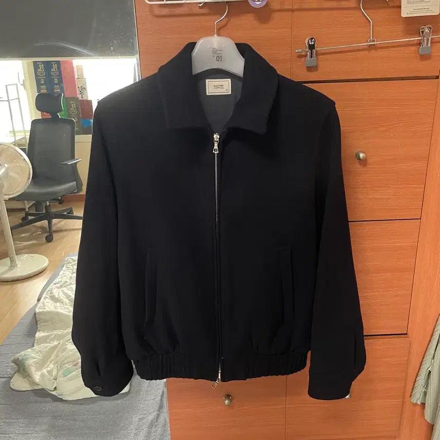 [BUNJANG] Another Office Volume Wool Blouson Dark Navy / 1) 어나더 오피스 볼륨 울 블루종 다크네이비