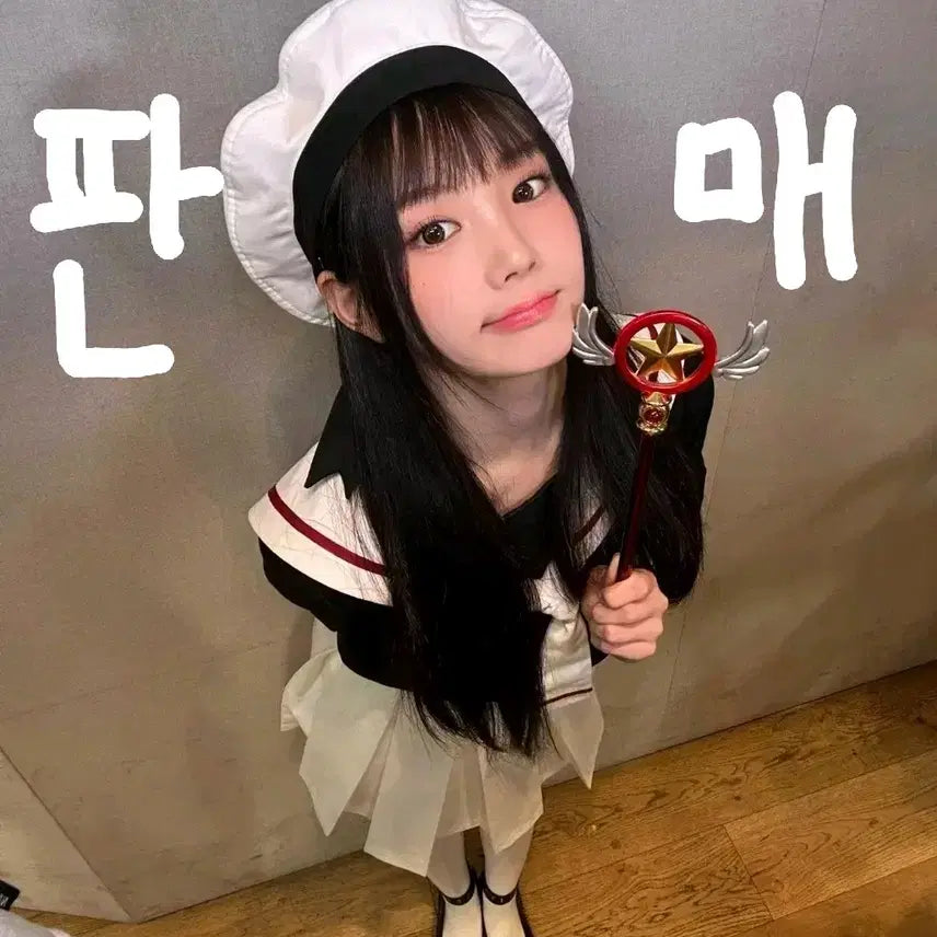 [BUNJANG] Irène Graduation Cosplay Costume Set / [판매] [아일릿 원희 착용] 졸업사진 졸사 코스프레 판매 카드캡터체리 사쿠라 의상