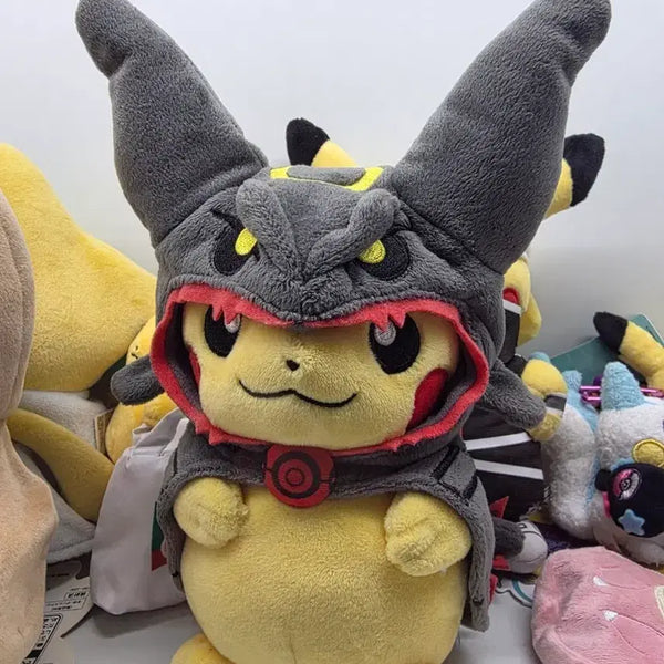 [BUNJANG] Shiny Rayquaza Poncho Pikachu Plush Doll / 이로치 레쿠쟈 판쵸츄 인형 판쵸 피카츄 인형
