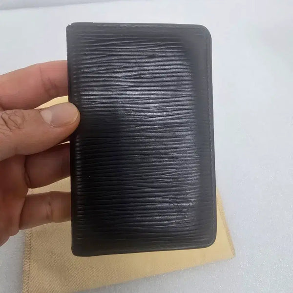 [BUNJANG] Louis Vuitton Epi Leather Card Holder Black / [정품] 루이비통 에삐 레더 카드지갑 (블랙)