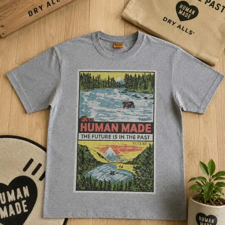 [BUNJANG] Human Made THE FUTURE IS IN THE PAST Graphic T-Shirt / [M] "휴먼메이드 THE FUTURE IS IN THE PAST 그래픽 티셔츠