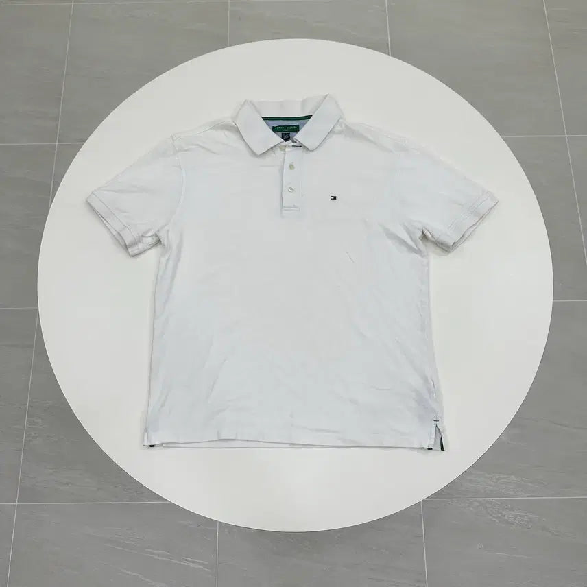 [BUNJANG] Tommy Hilfiger Golf Short Sleeve Polo Shirt White XL / 타미힐피거 골프 PK 카라티 반팔 화이트 XL 105
