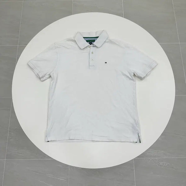 [BUNJANG] Tommy Hilfiger Golf Short Sleeve Polo Shirt White XL / 타미힐피거 골프 PK 카라티 반팔 화이트 XL 105