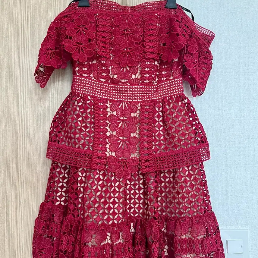 [BUNJANG] Self-Portrait Off-Shoulder Dress UK 6 / 셀프포트레이트 원피스