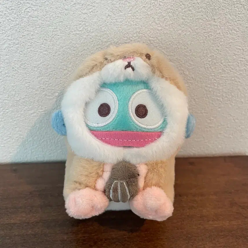 [BUNJANG] Sanrio Hangyodon Hamster Plush Keychain 9cm / 새상품) 한교동 햄스터 인형 키링 9cm 산리오 정품
