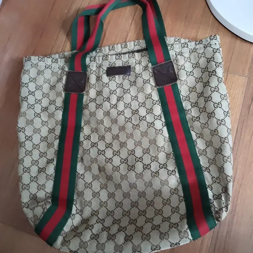 [BUNJANG] Gucci GG Logo Canvas Tote Bag / 구찌 가방