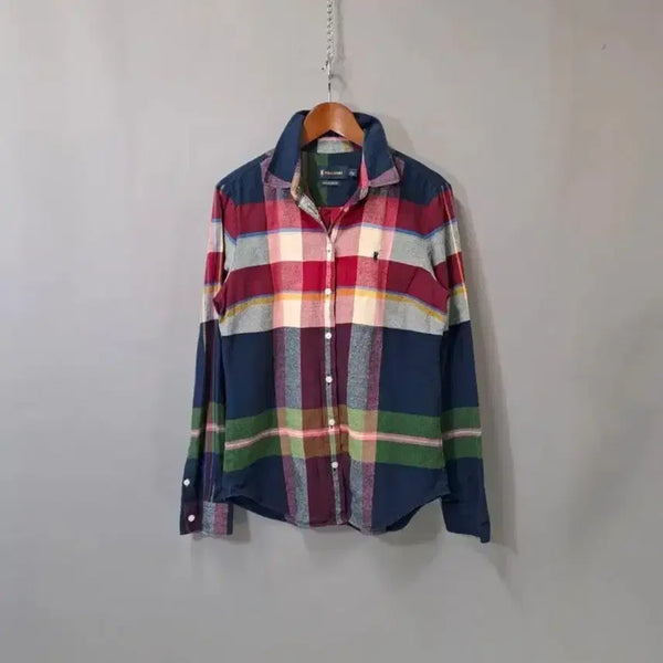 [BUNJANG] Polo Sport Checkered Shirt / 폴로스포츠 체크남방