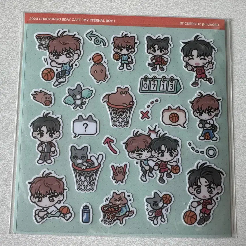 [BUNJANG] Cha Hyunho & Jeong Euiheon Disruve Sticker Set (1st Edition, Sealed) / 1차 bl 차현호 정의헌 디스러브 현헌 스티커 미개봉