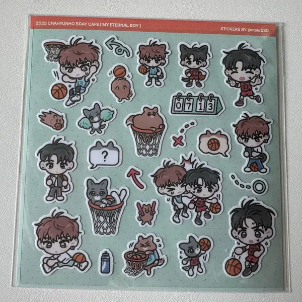 [BUNJANG] Cha Hyunho & Jeong Euiheon Disruve Sticker Set (1st Edition, Sealed) / 1차 bl 차현호 정의헌 디스러브 현헌 스티커 미개봉