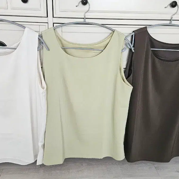 [BUNJANG] 3-Piece Satin Camisole Set / 새틴 이너 셋트