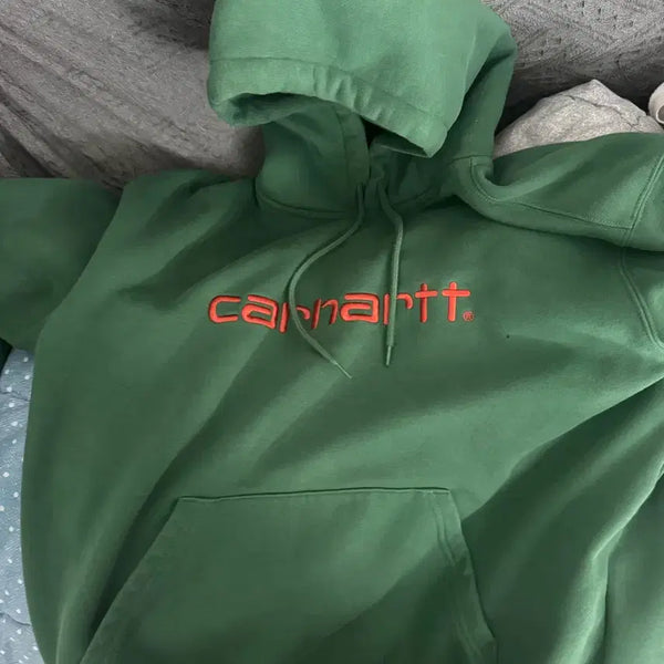 [BUNJANG] Carhartt WIP Hoodie Green XL / 칼하트 후디 그린 l 사이즈