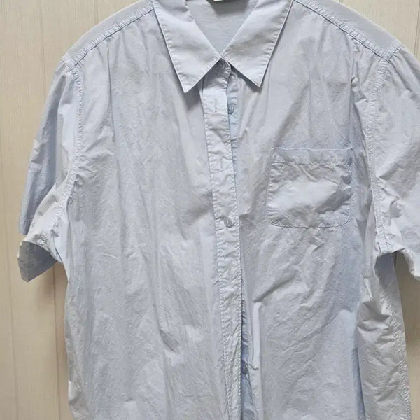 [BUNJANG] Pure Da Clear Double Stitch Summer Shirt / 퓨어다 클리어 더블스티치 썸머셔츠