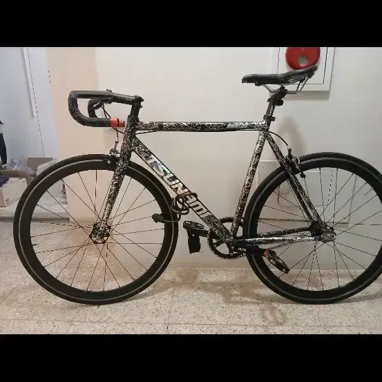 [BUNJANG] Tsunami Flame Black - Front Wheel Set / 쓰나미 불꽃블랙