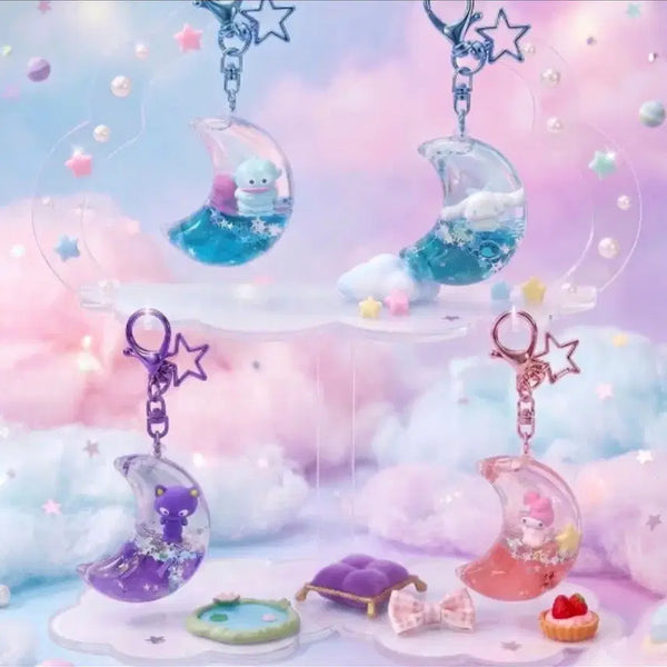 [BUNJANG] Sanrio Luna Wish Water Ball Random Keychain / 신상)산리오 루나 위시 워터볼 랜덤 키링