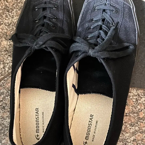 [BUNJANG] Moonstar Gym Classic Black Sneakers Size 290 / 문스타 짐클래식 블랙 290